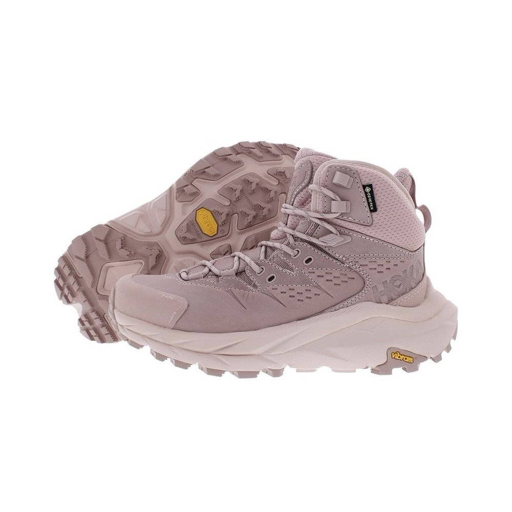 Hoka One Anacapa Mid Trainers Mauve Pink‎ GORE-TEX Trail Hiking Shoes Women 13